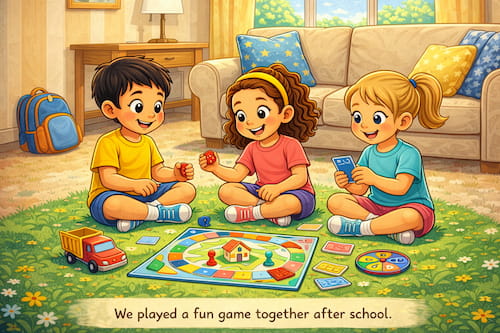 After-school fun with friends