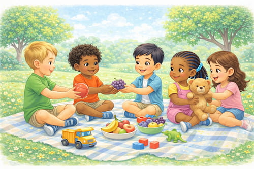 Sharing joy in the park