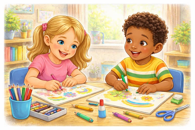 Drawing fun and creativity together